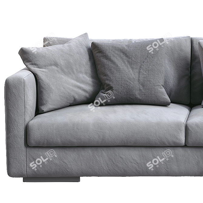 Elegant Flexform Magnum Sofa 3D model image 2