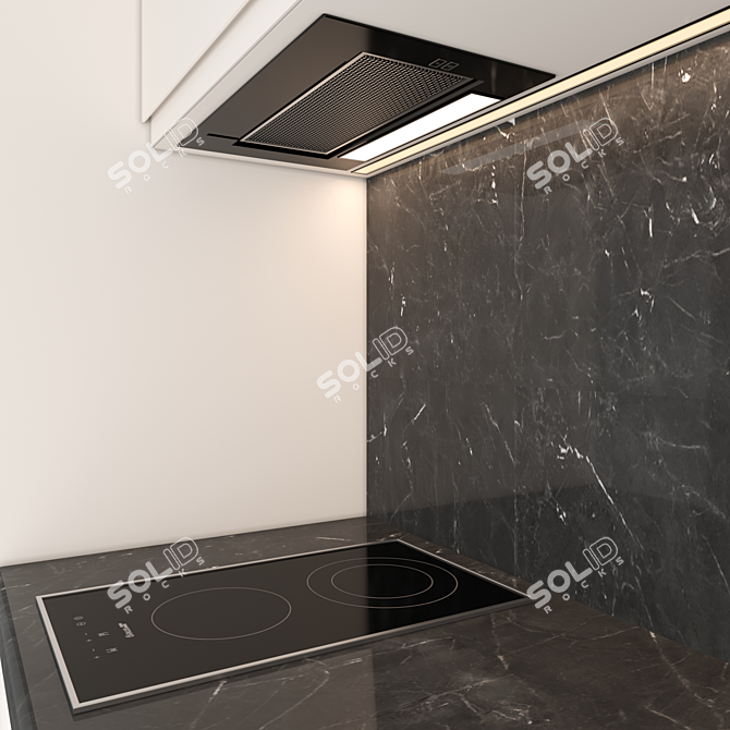 Modern Mini Kitchen 3D model image 2