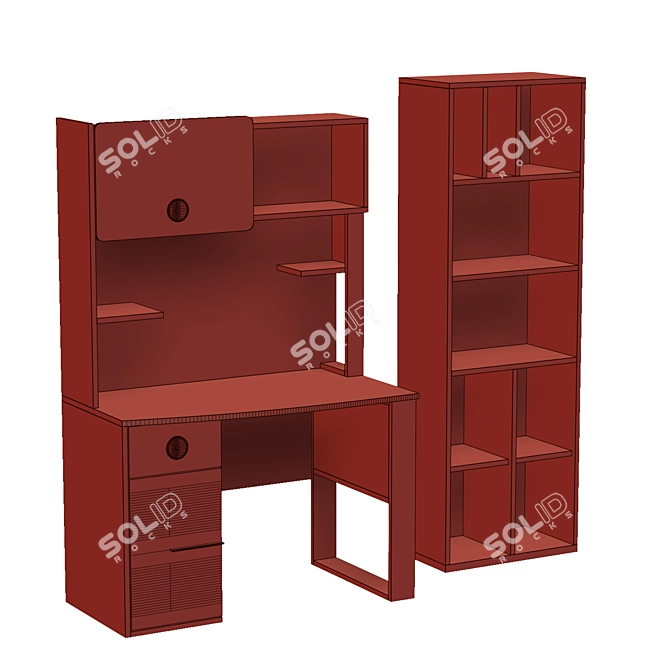 Forest Childroom Furniture Set 3D model image 3