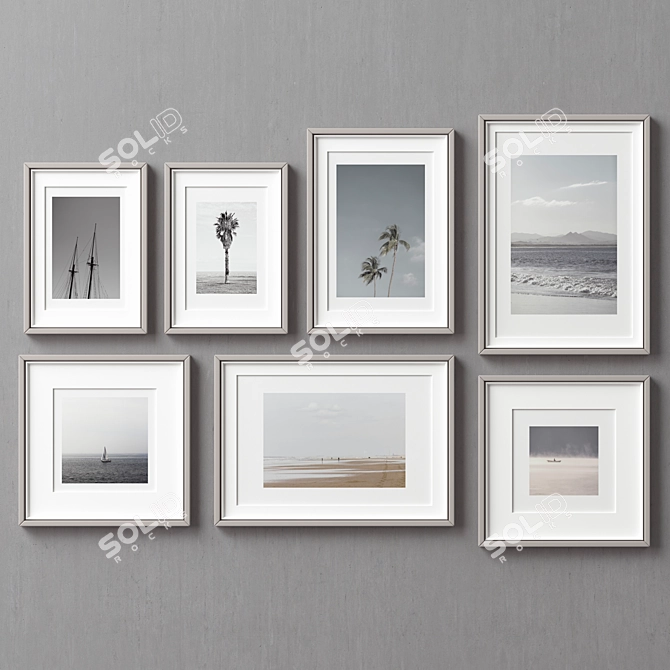 Versatile Frames Collection - Set of 7 3D model image 3