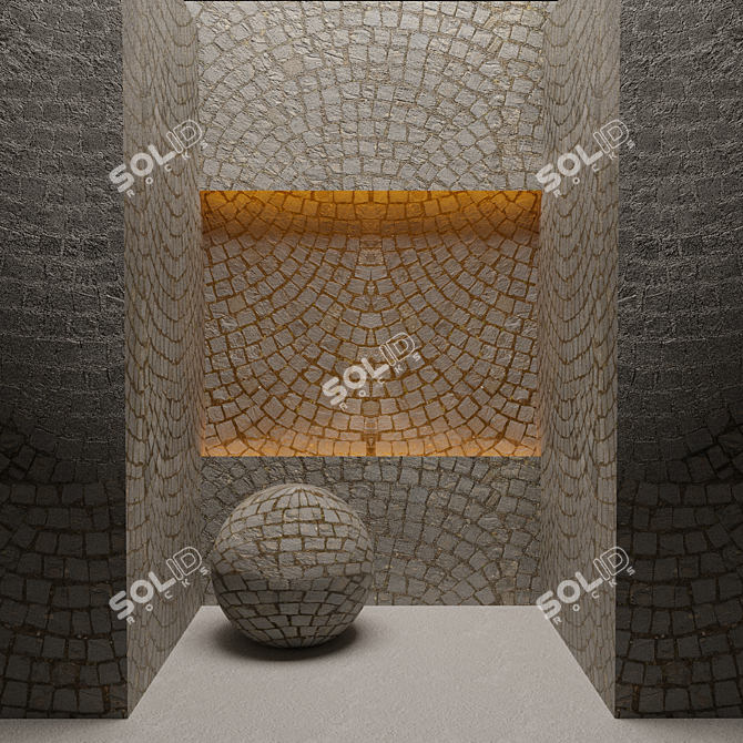 Elegant Floor Patterns 3D model image 1