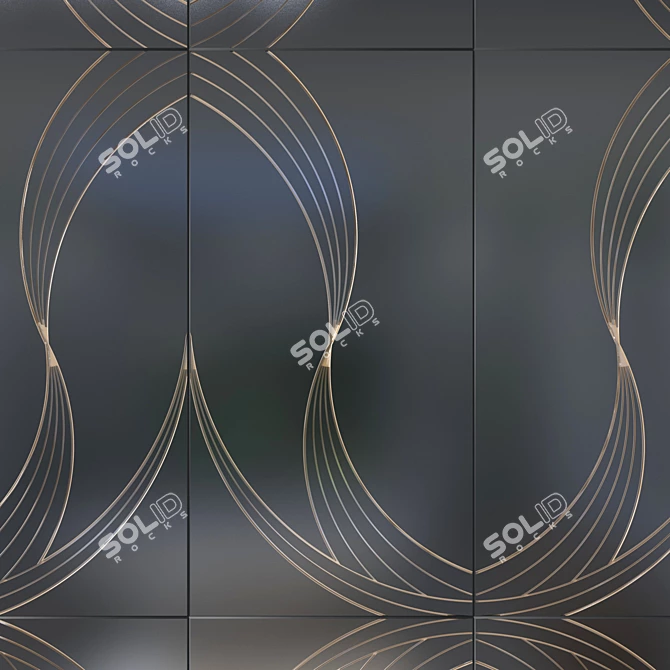 Modern 3D Panel by Datamimarlik 3D model image 2