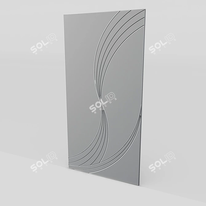 Modern 3D Panel by Datamimarlik 3D model image 4