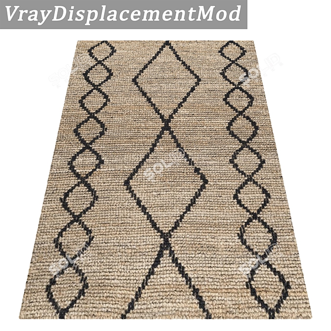 Luxury Carpet Set: 3 High-Quality Textures 3D model image 3