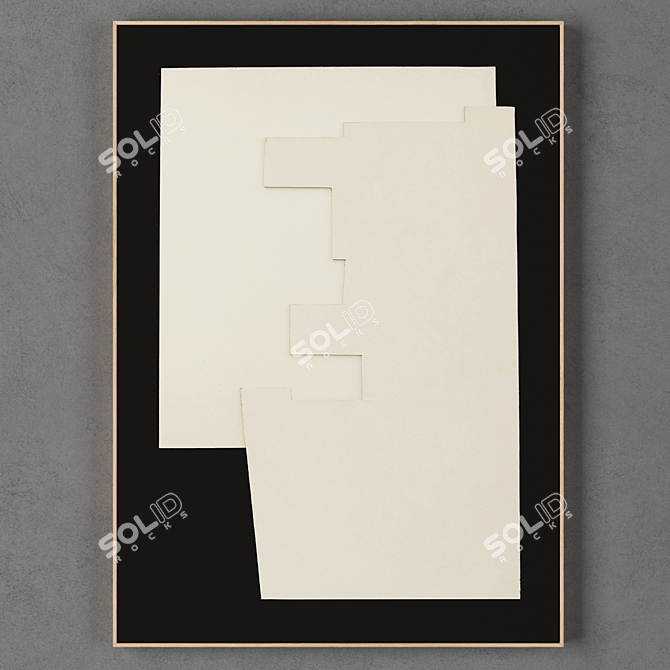 Frame Collection - 1 Set, 1000x720mm, Unwrapped UVs 3D model image 1