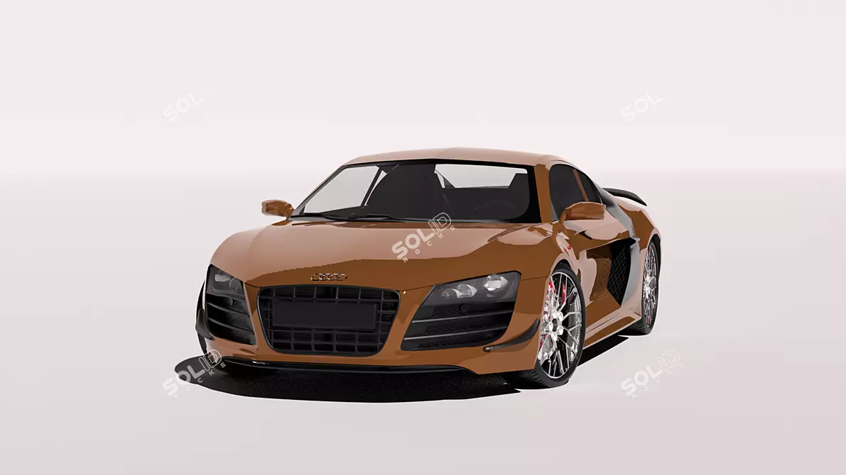 Luxury meets performance: Audi R8 quattro 3D model image 1