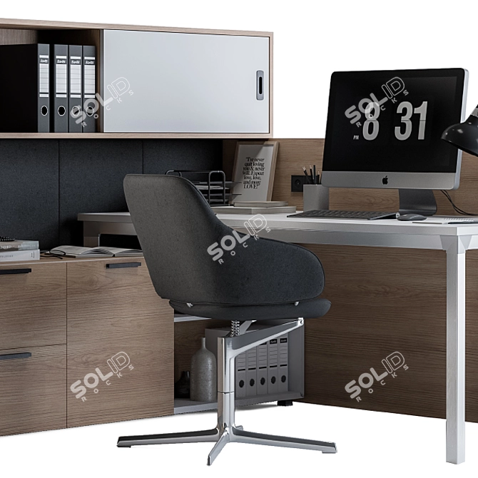 Modern Office Employee Set - 09 3D model image 3