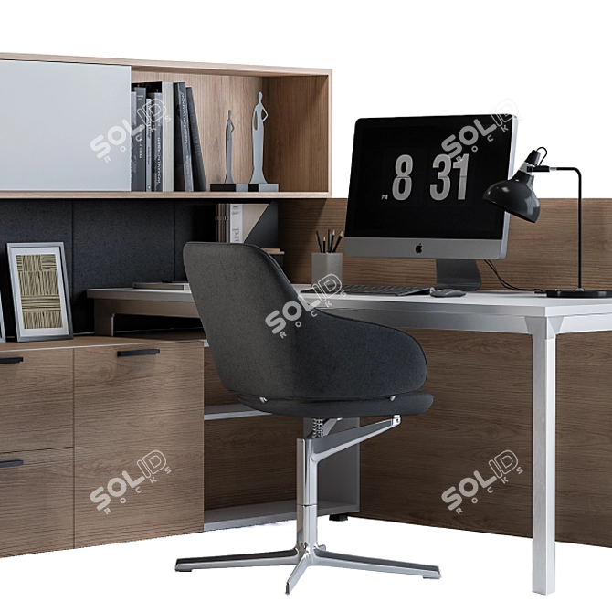 Modern Office Employee Set - 09 3D model image 4