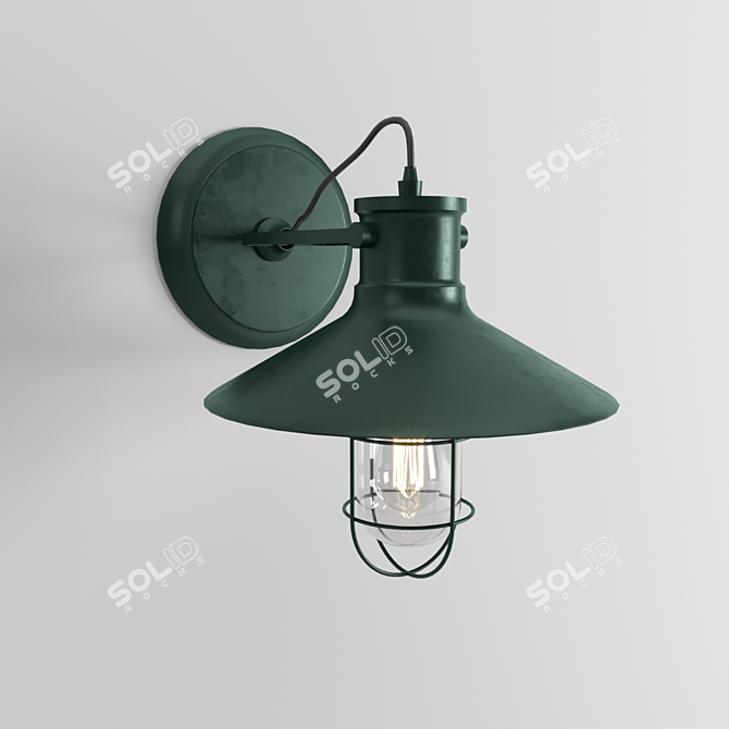 Ho-vi Wall Lamp: Modern Elegance 3D model image 1