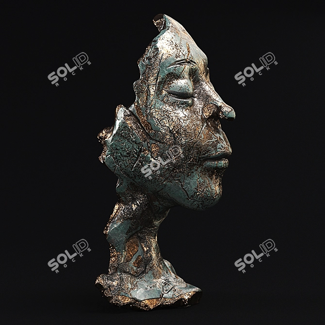 Sculpted Face Artistry 3D model image 6