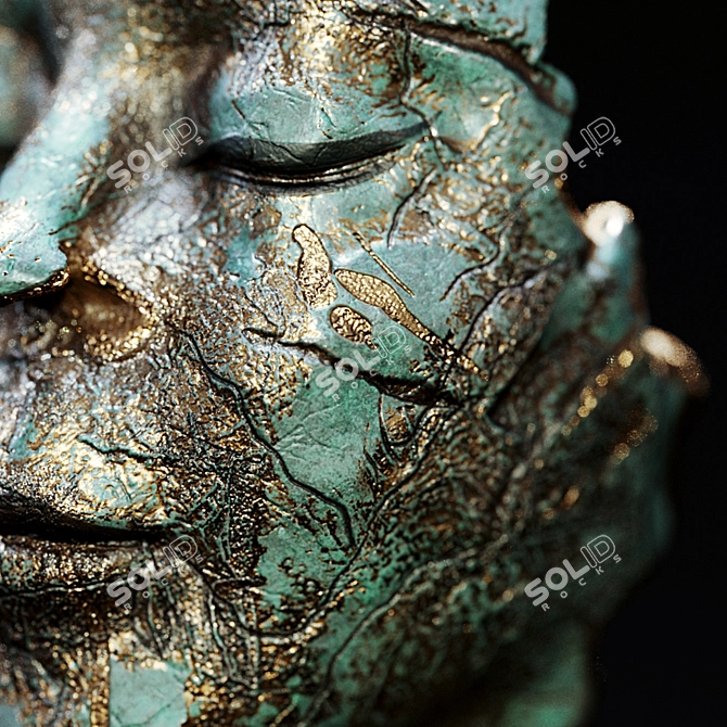 Sculpted Face Artistry 3D model image 10