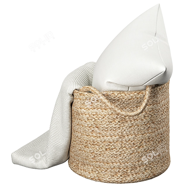 Modern Mesh Basket - V-Ray/Corona Compatible 3D model image 2