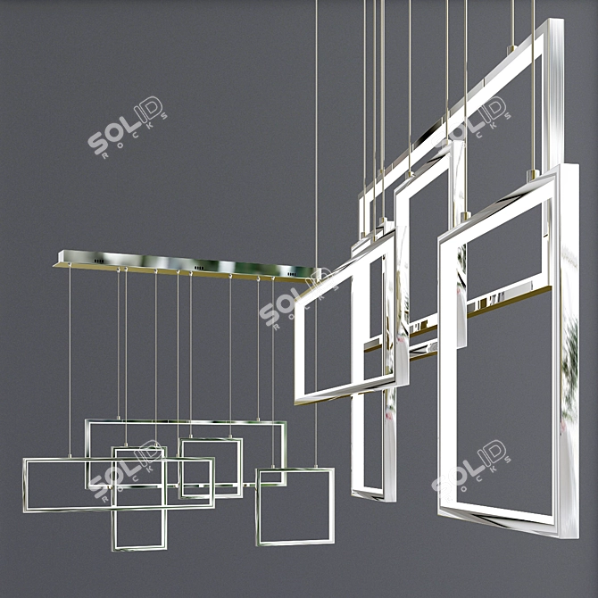 Modern Eurosvet Direct Pendant Light 3D model image 1