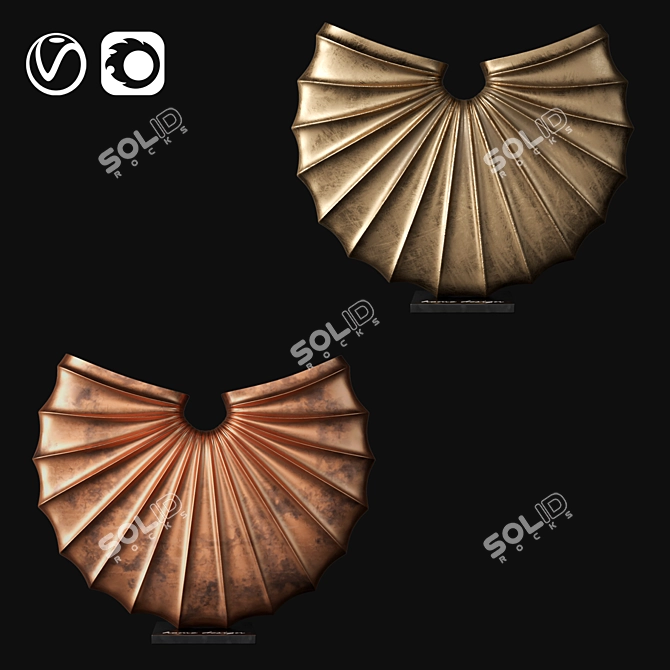 Elegant Decorative Object 3D model image 1