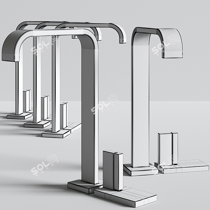 
Sleek Andrew Kitchen Mixer 3D model image 3