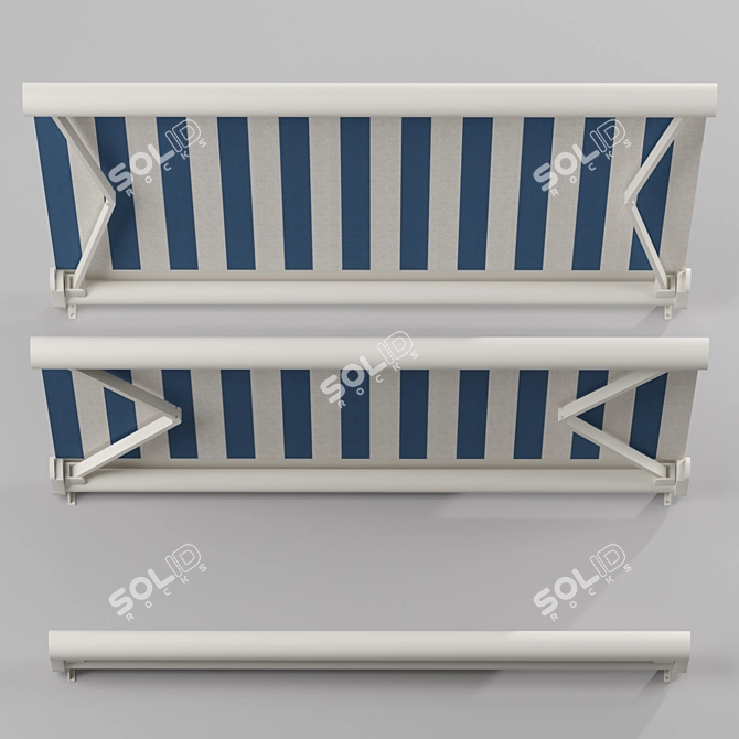 Marquise Cassette Awnings - Set of 2 3D model image 2