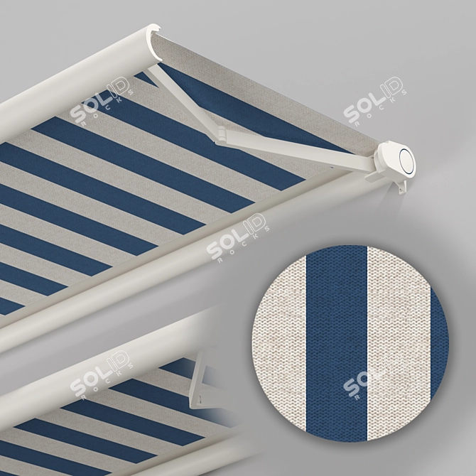 Marquise Cassette Awnings - Set of 2 3D model image 3