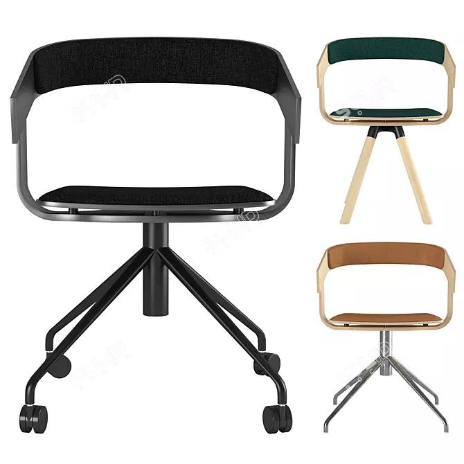 BuzziFloat: Minimalist Chair Collection 3D model image 1