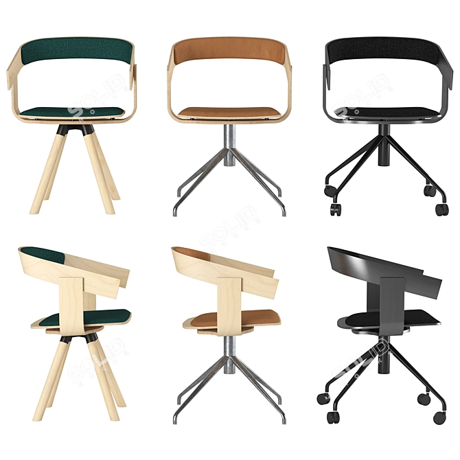 BuzziFloat: Minimalist Chair Collection 3D model image 4
