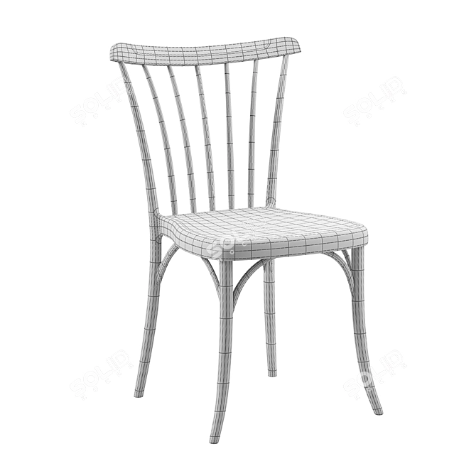 Gozo Brick Chair: High-Quality Model & Realistic Design 3D model image 3