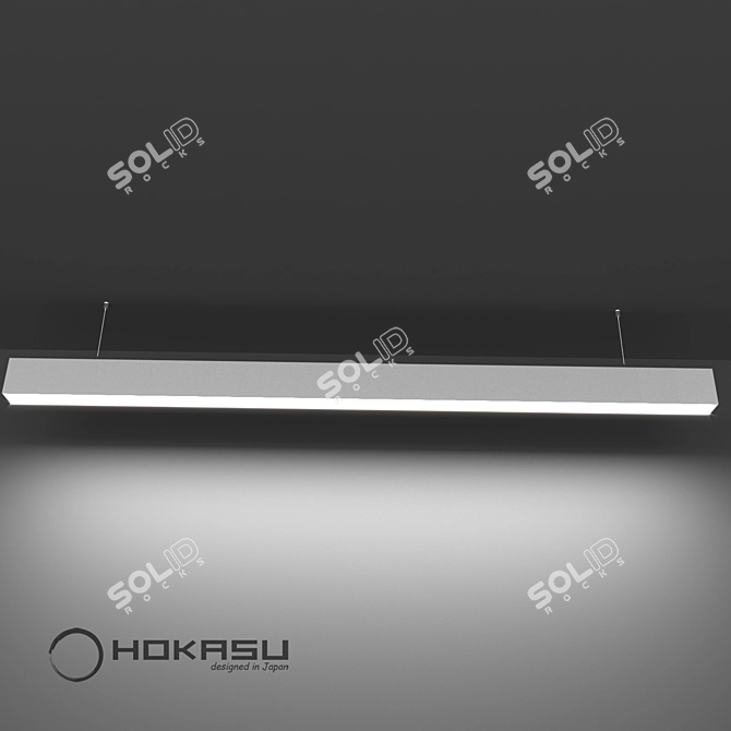 HOKASU 35/56 Linear Luminaire - Elegant Illumination Solution 
Linear Luminaire: HOKASU 35/56 3D model image 5