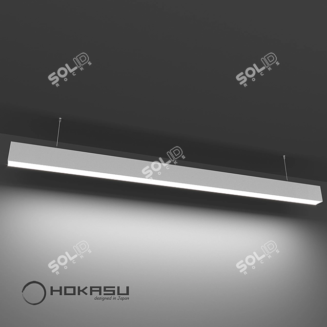 HOKASU 35/56 Linear Luminaire - Elegant Illumination Solution 
Linear Luminaire: HOKASU 35/56 3D model image 6