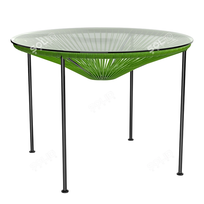 Zica Outdoor End Table: Stylish and Durable 3D model image 2