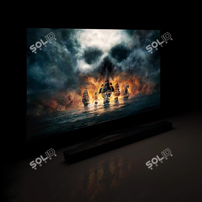 Samsung 65" RU7470U 4K Smart TV 3D model image 6