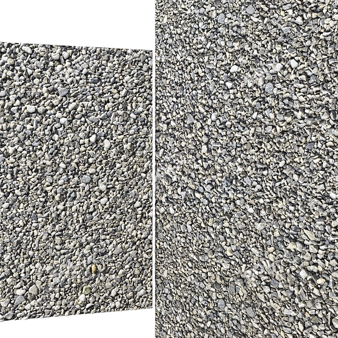 Gray Gravel Tileable 3K Textures 3D model image 3