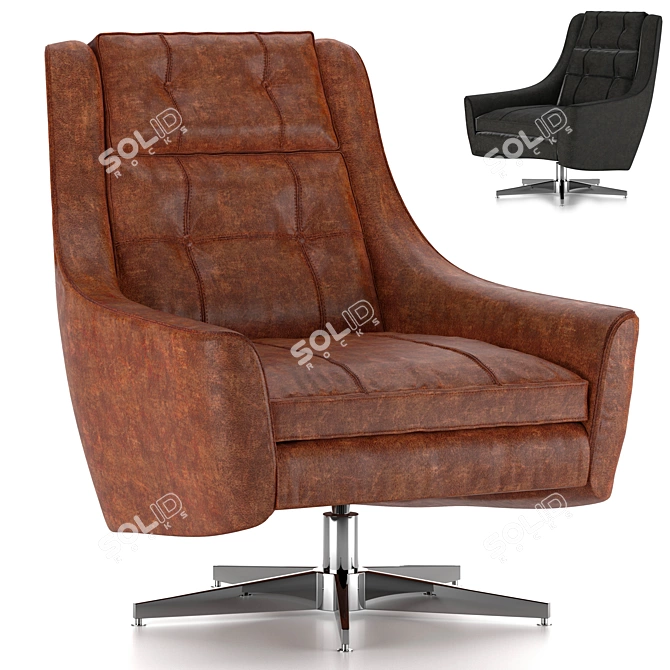 Motorcity: Stylish and Comfortable Armchair 3D model image 1