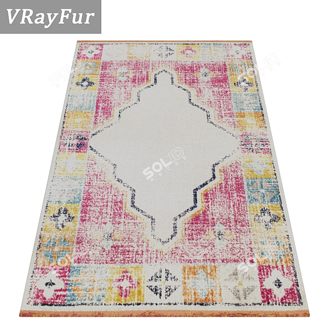 Versatile High-Quality Carpet Set 3D model image 2