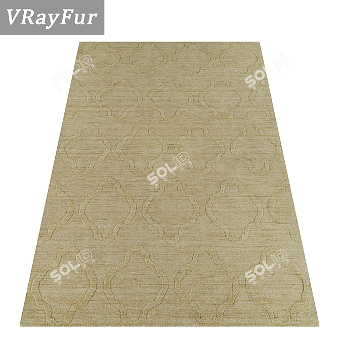 Luxury Carpet Set: High-Quality Textures 3D model image 2