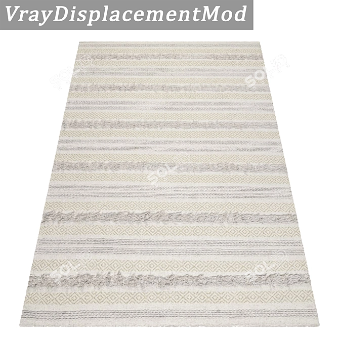 Luxury Carpets Set | High-Quality Textures 3D model image 3