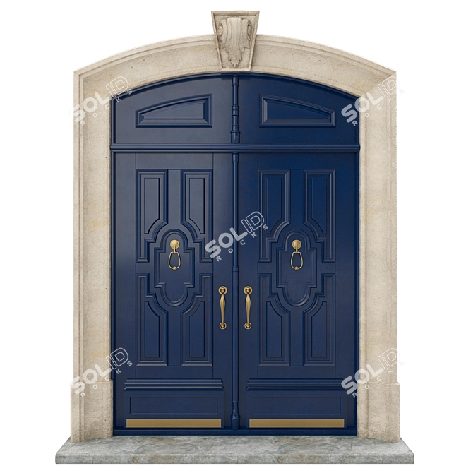 Classic 3D Max Door 3D model image 1