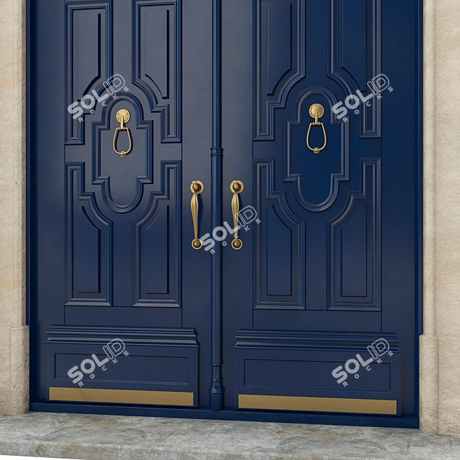 Classic 3D Max Door 3D model image 2