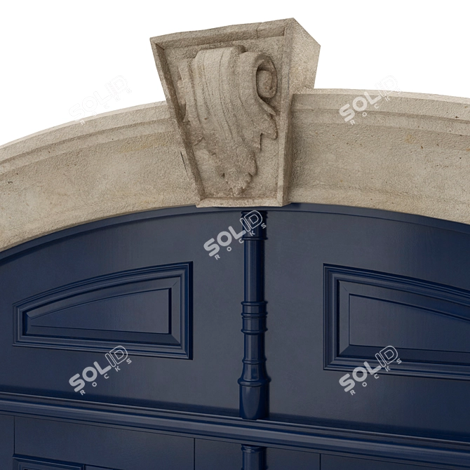 Classic 3D Max Door 3D model image 4