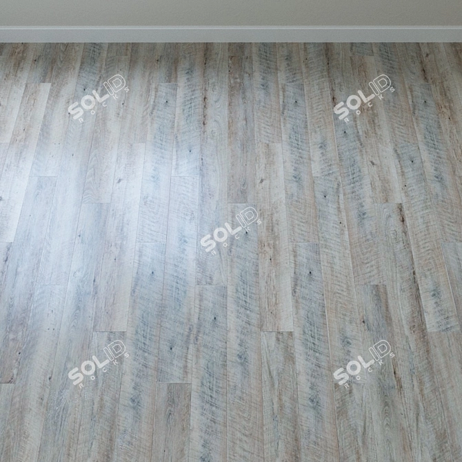 Mountain Oak Vinyl Laminate: Natural Elegance 3D model image 2