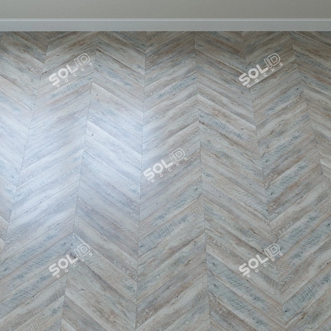 Mountain Oak Vinyl Laminate: Natural Elegance 3D model image 4