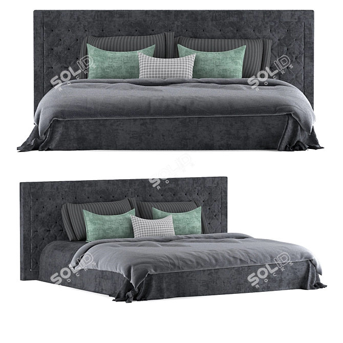 Convertible Sofa Bed: 2015 Model+Corona Render 3D model image 1