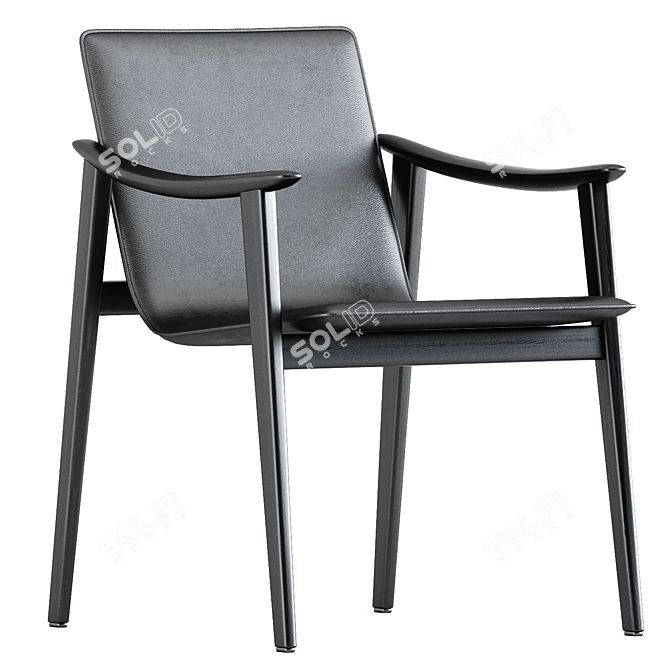 Fynn Chair 2: Sleek Design by GamFratesi 3D model image 4