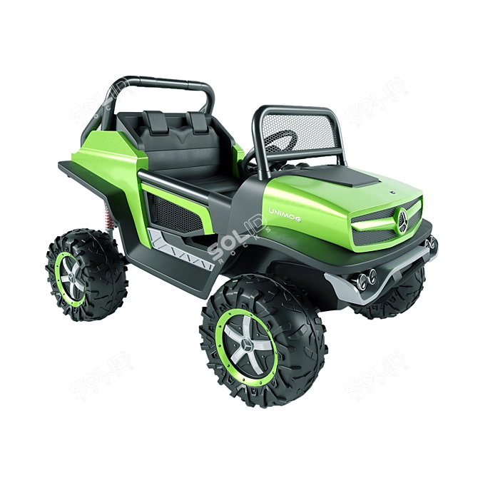 Transformable Electric Unimog Toy 3D model image 1