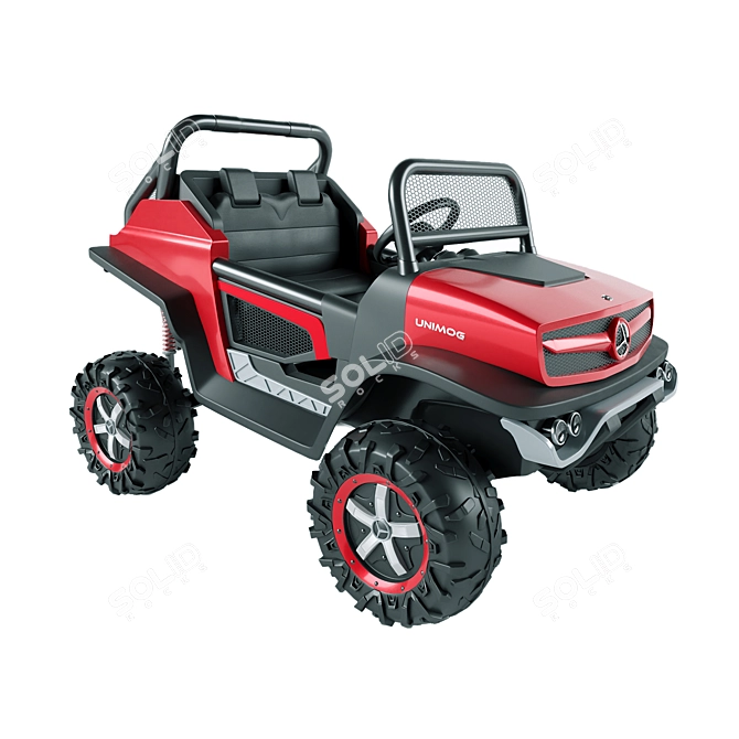 Transformable Electric Unimog Toy 3D model image 4