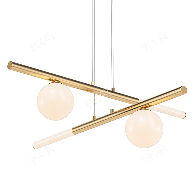 Floating Harmony Chandelier 3D model image 1