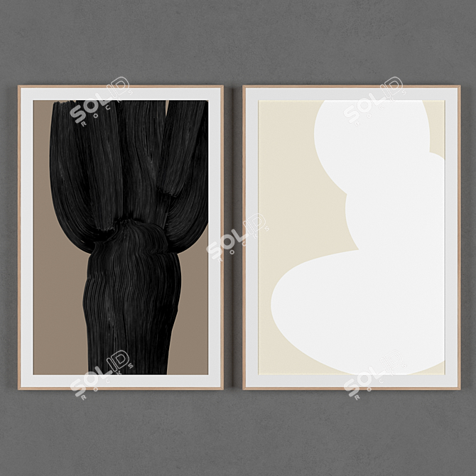 Dual Frame Collection - 1000x675 and 1000x715 mm - 2000x2000 Textures 3D model image 1