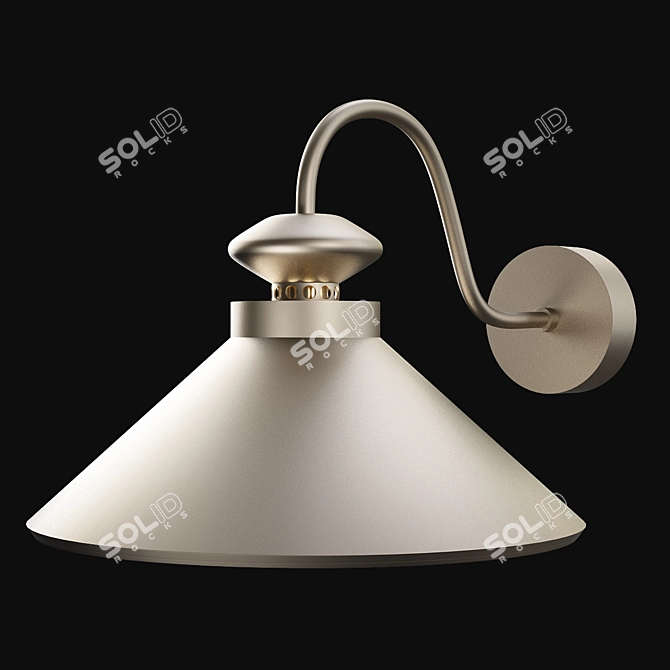 Vibrant Glow LED Pendant Light 3D model image 1