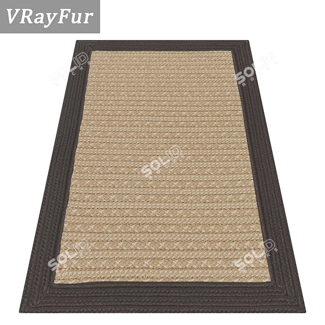 Luxury Carpet Set: High-Quality Textures for Close-ups and More 3D model image 2