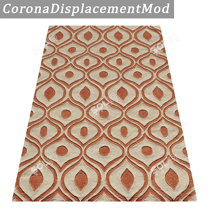 Premium Texture Carpets Set 3D model image 4
