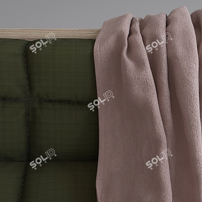 Modern Lounge Sofa 3D model image 4