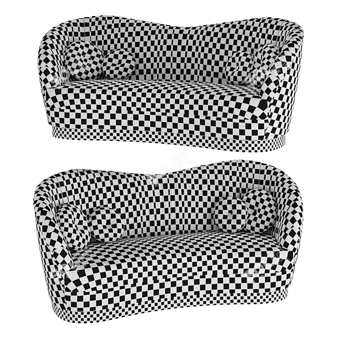 Kelly Sofa: Luxurious Comfort by KOKET 3D model image 3