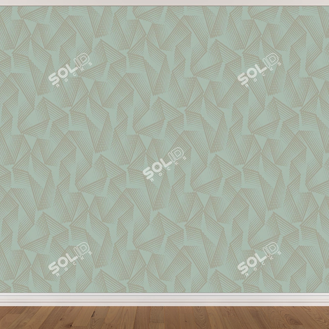 Seamless Wallpaper Set - 3 Colors 3D model image 4